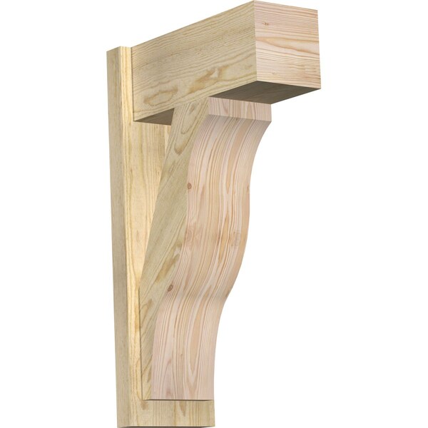 Ekena Millwork Funston Block Rough Sawn Outlooker, Douglas Fir, 8"W x 18"D x 30"H OUT08X18X30FST05RDF - main